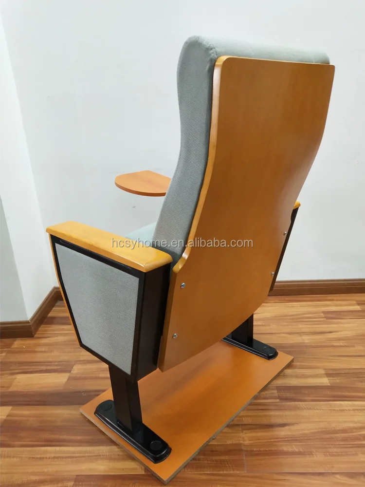 Classic School Furniture Tip-up Writing Tablet Lecture Hall Education Seat Theater Auditorium Chair