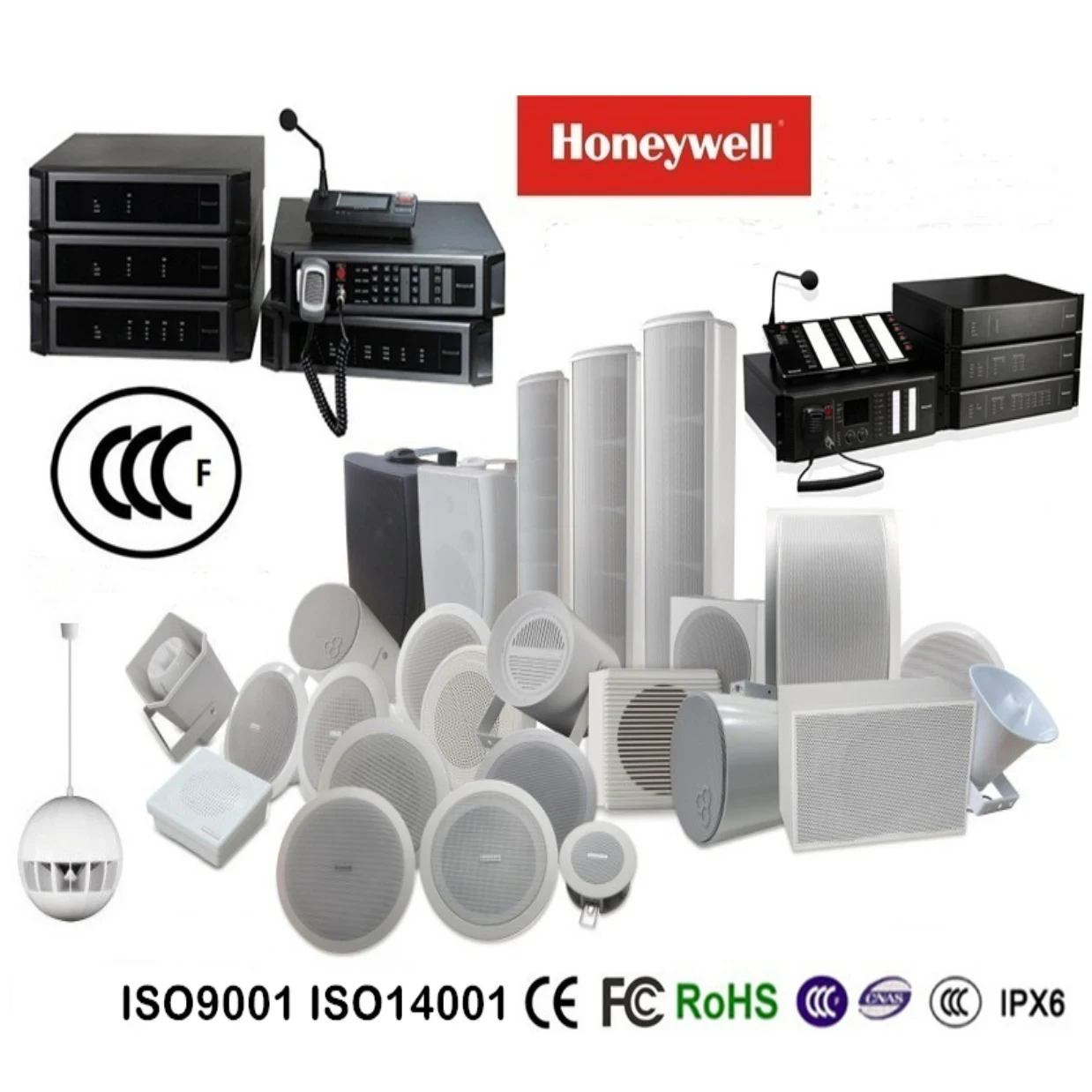 Honeywell Public Broadcasting 8 partition extender broadcasting equipment