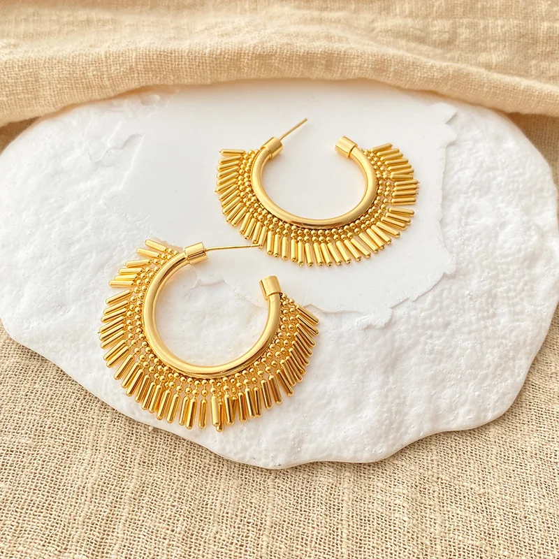 Серьги с кисточками из серебра 925 пробы