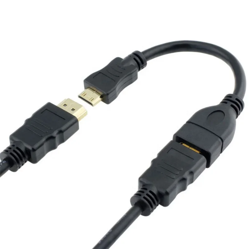 WISTAR 1080P HDMI Male to HDMI Female Cable with Ethernet HD-DVD, Blue-ray DVD Gold or Nickel Plated Rohs CE FCC Customized Foil