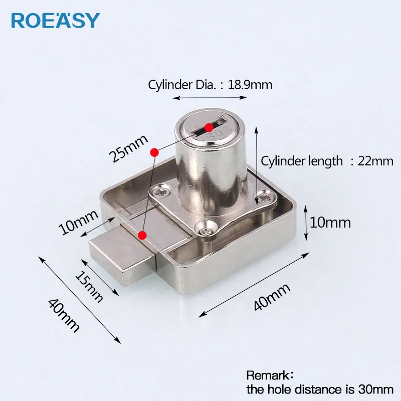  Блокиратор ROEASY для мебели замки шкафов столов хранения с длинными сердечниками 32 мм