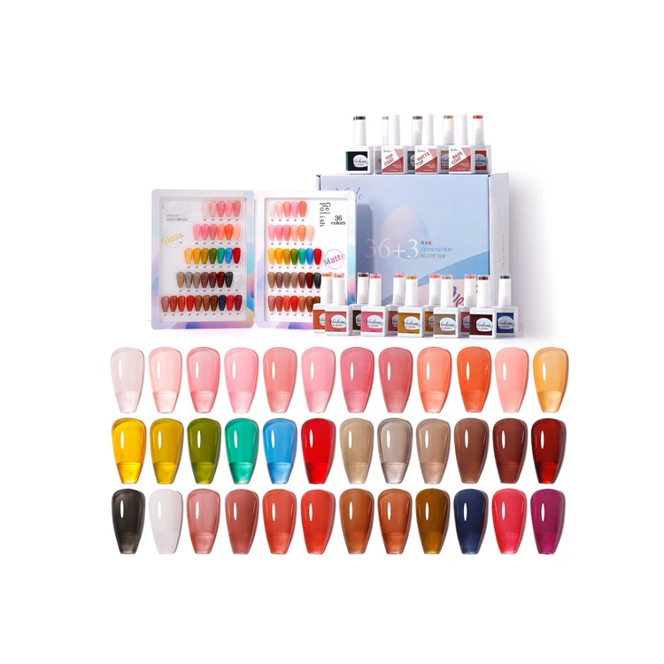 36 Thermo Color 15Ml Open Shop Set Autumn/Winter Nail Salon Gel Nail Polish Glue Set