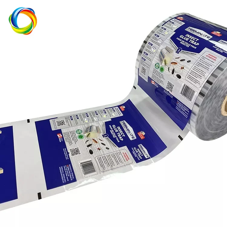 Custom Plastic Laminated Wet Wipes Packaging Pet Pe Vmpet Roll Film Automatic Mosquito Transparent Film