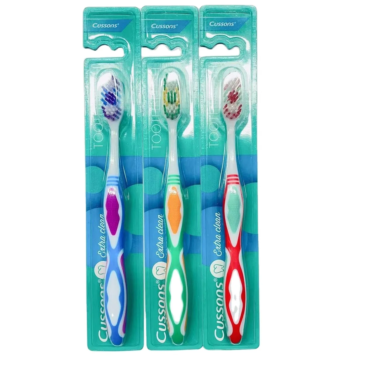 5196 Soft Medium Hard Bristle Adult Toothbrush With Custom Logo