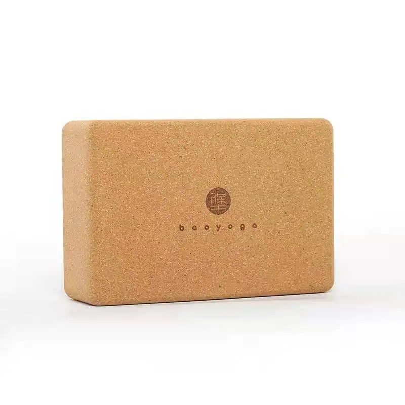 Manufacturers provide renewable organic natural cork yoga block yoga brick
