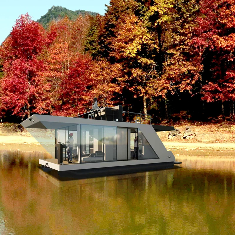 Water Villa Floating Houseboat Luxury Houseboat Floating Boat House