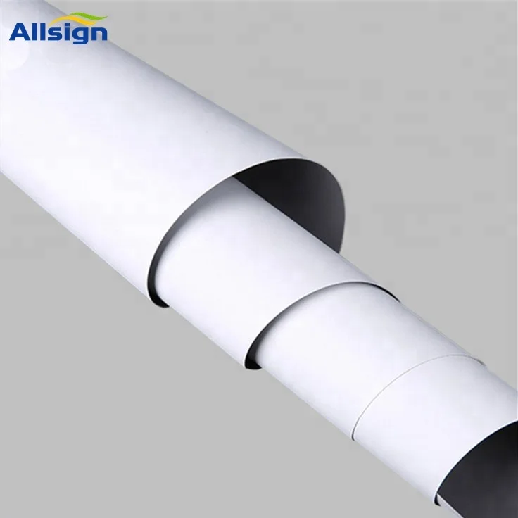 ALLSIGN Glossy Matt White Eco Solvent Printing PVC Printable Adhesive Car Wrap Vinyl Sticker Roll Self Adhesive Vinyl