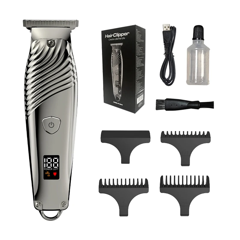 wholesale led display waterproof rechargeable professional electric hair clippers hair trimmer with price