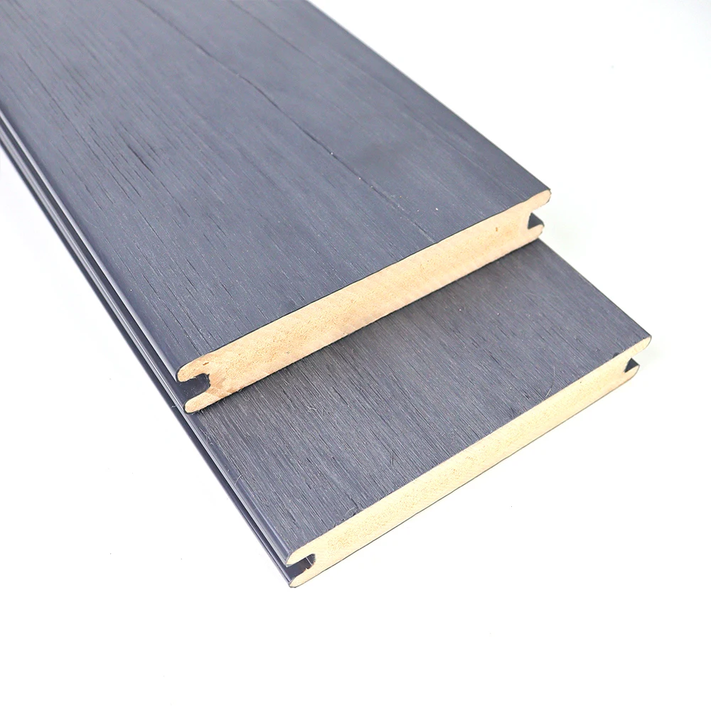 Outdoor garden decking New Foaming Technology Solid Anti-corrosion 3D ABS reinforced PVC ASA Co-extrusion Decking