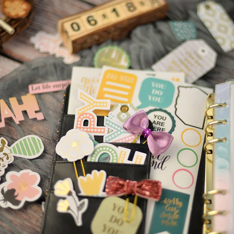 
Customization wood free paper die cut Ephemera for Scrapbook decoration 