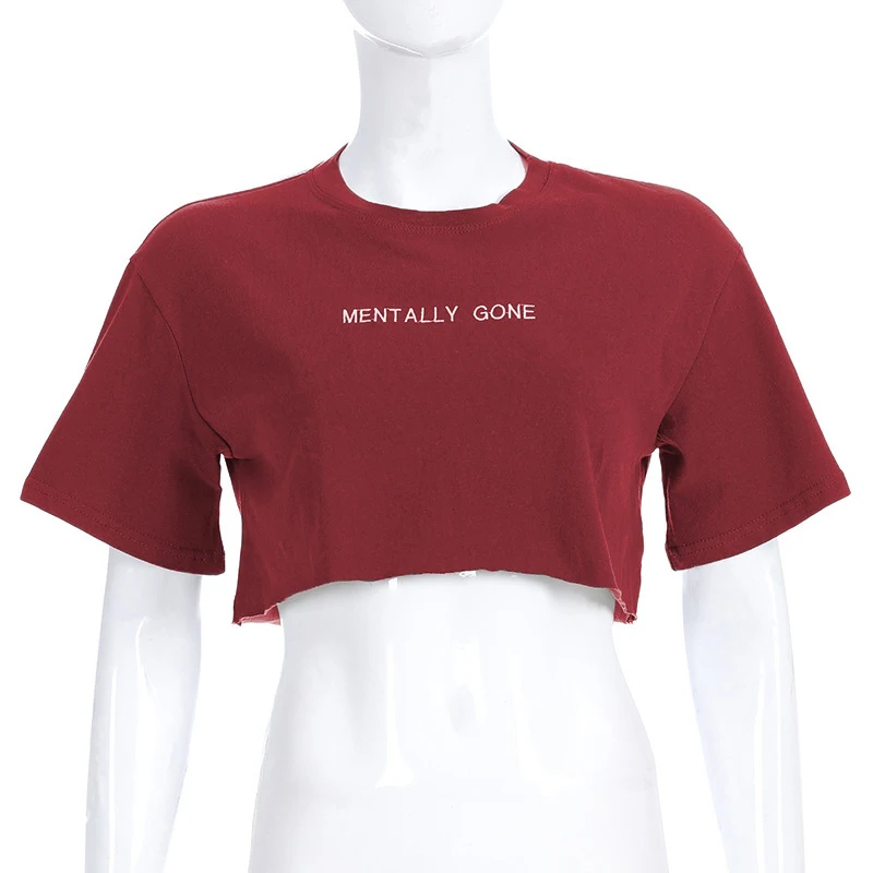 Latest short sleeve woman tracksuit t shirt with cotton women round t-shirt