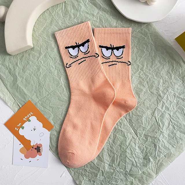 New Hot Sale Fashion Funny Anime Cartoon Hip-hop Skateboard Stocking Soft Cotton Popular Couples Cartoon Socks