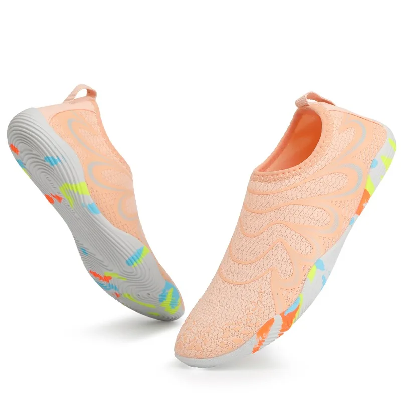 Custom Men Womens Summer Outdoor Water Shoes Unisex Breathable Draining Quick Drying Beach Shoes