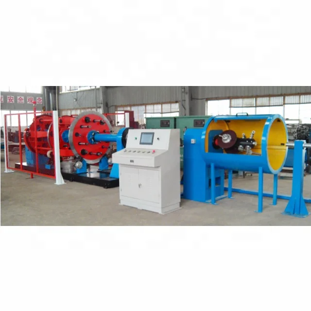 High performance 1600-1+3 planetary type laying up machine cable armored twisting machine