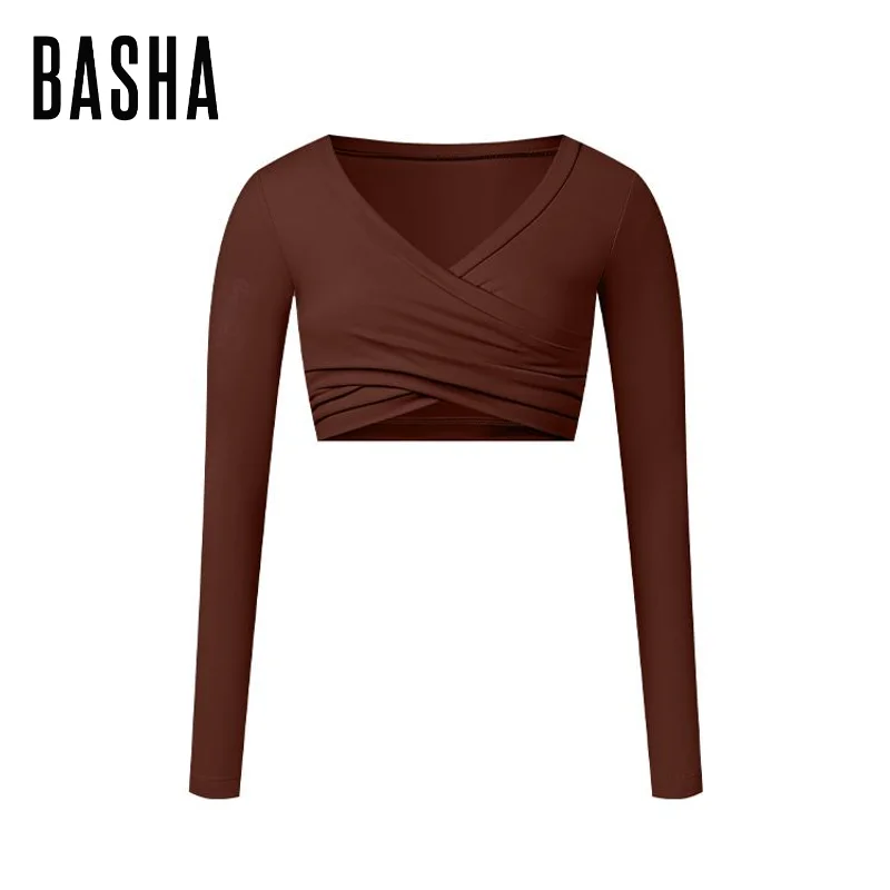 New Arrival Sexy Long Sleeve Running Women Sportswear Pour Femme Gym Athletic Workout Fitness Yoga Crop Top