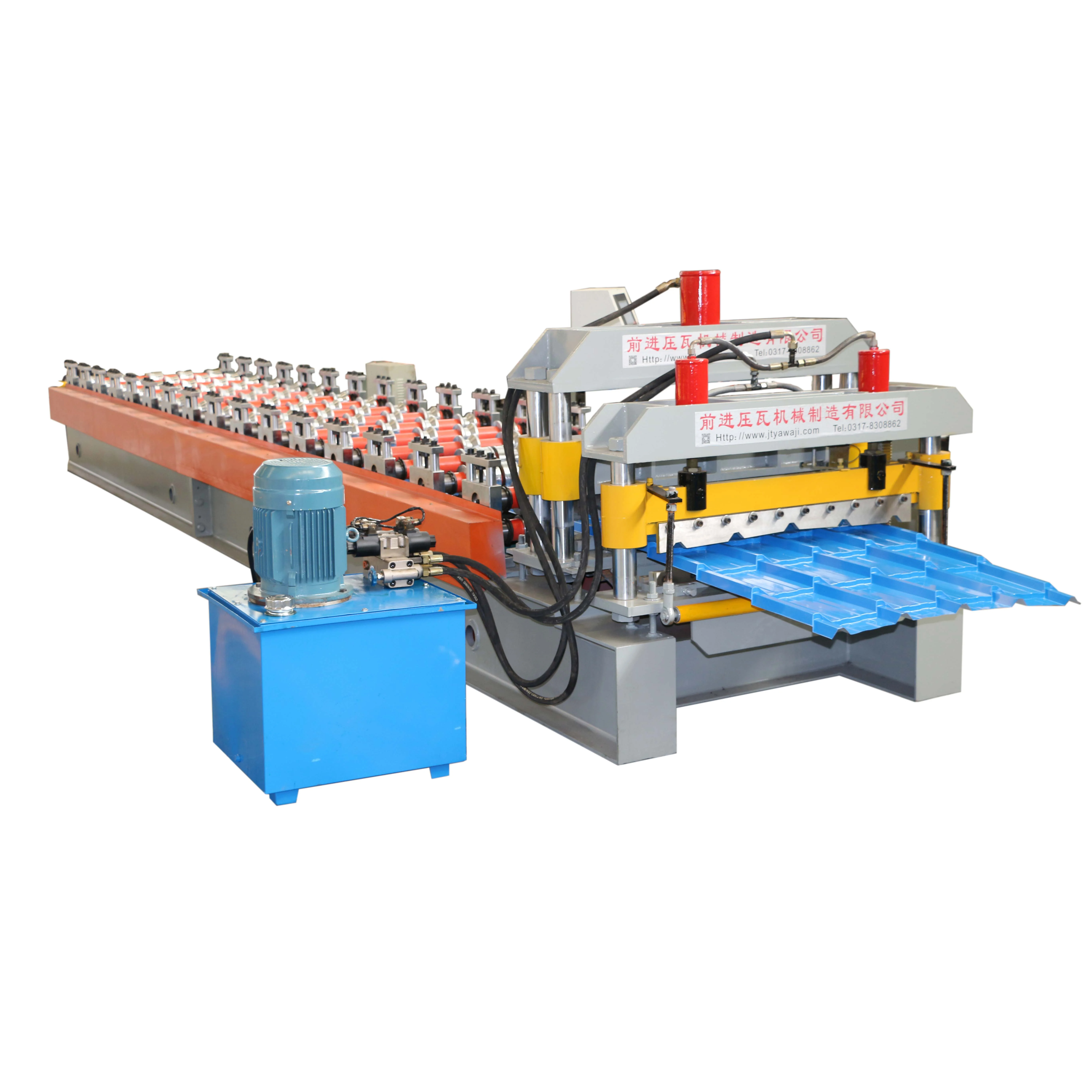 TY Zinc Roofing Sheet Tile Making Profile Glazed roof sheet roll forming machine