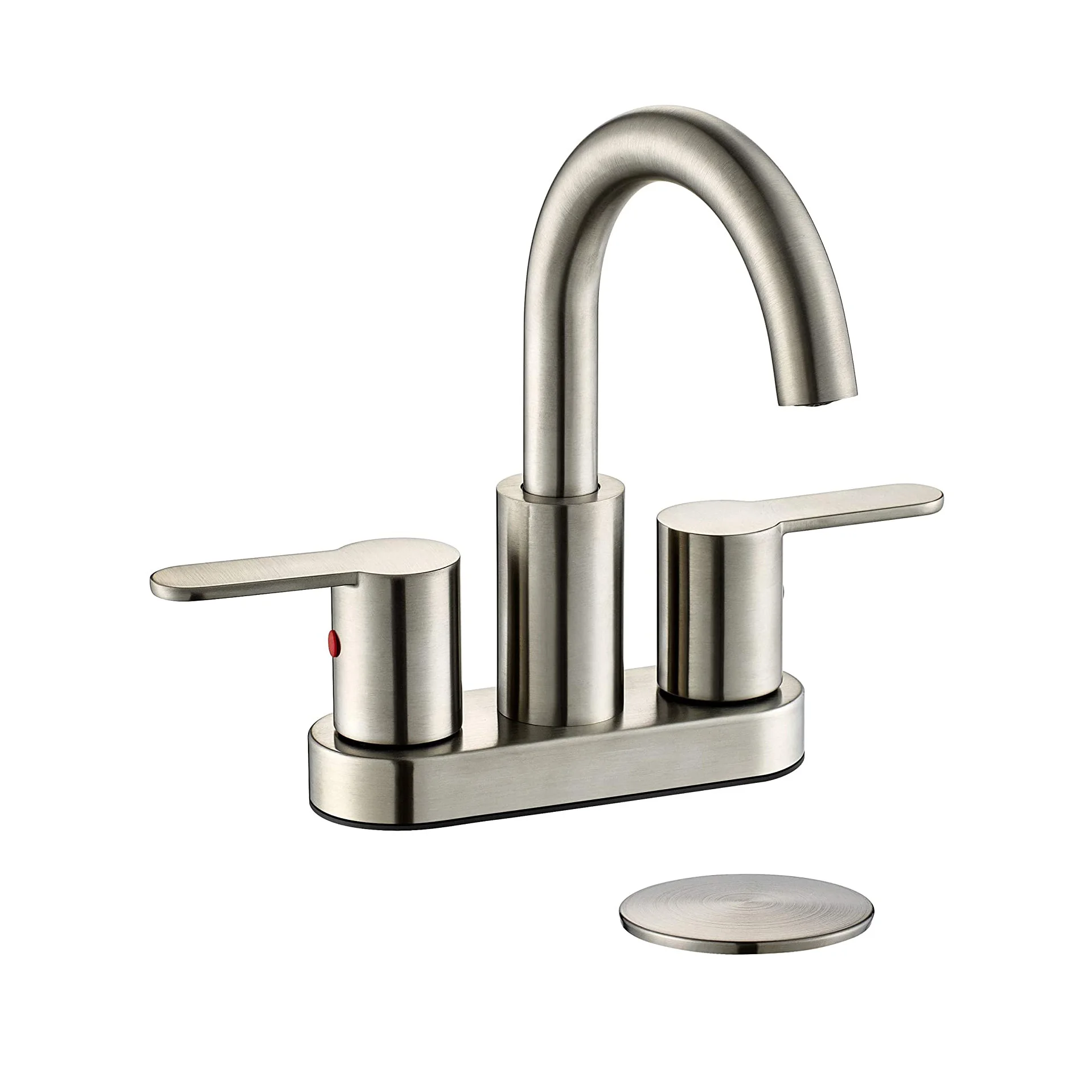 American Zinc-alloy 4 inches  Basin faucet set with cold and heat function switching