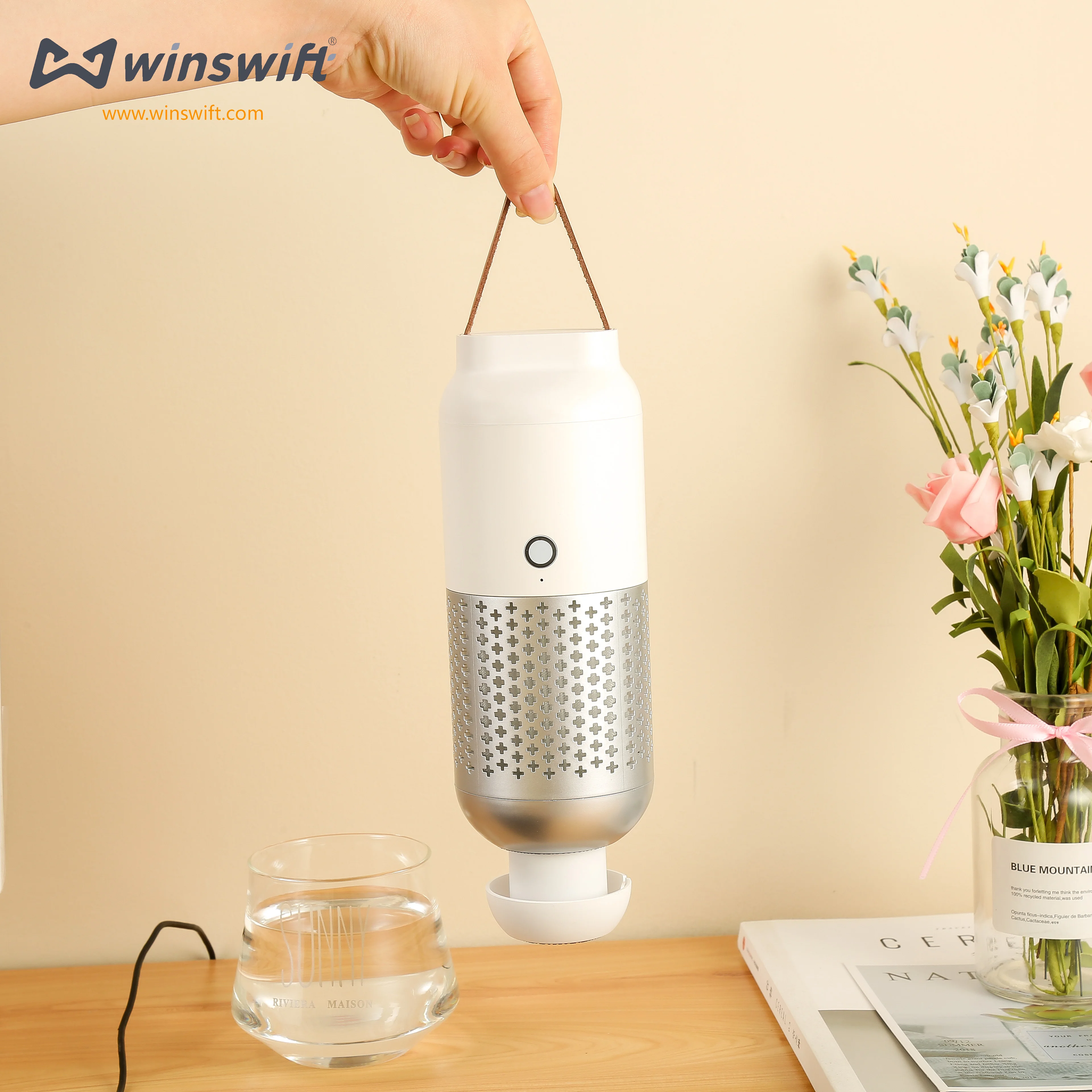 
Korea design Air Humidifier Car Air Purifier Portable Romantic Color Light Ultrasonic Humidificador Hydration Mist Spray 