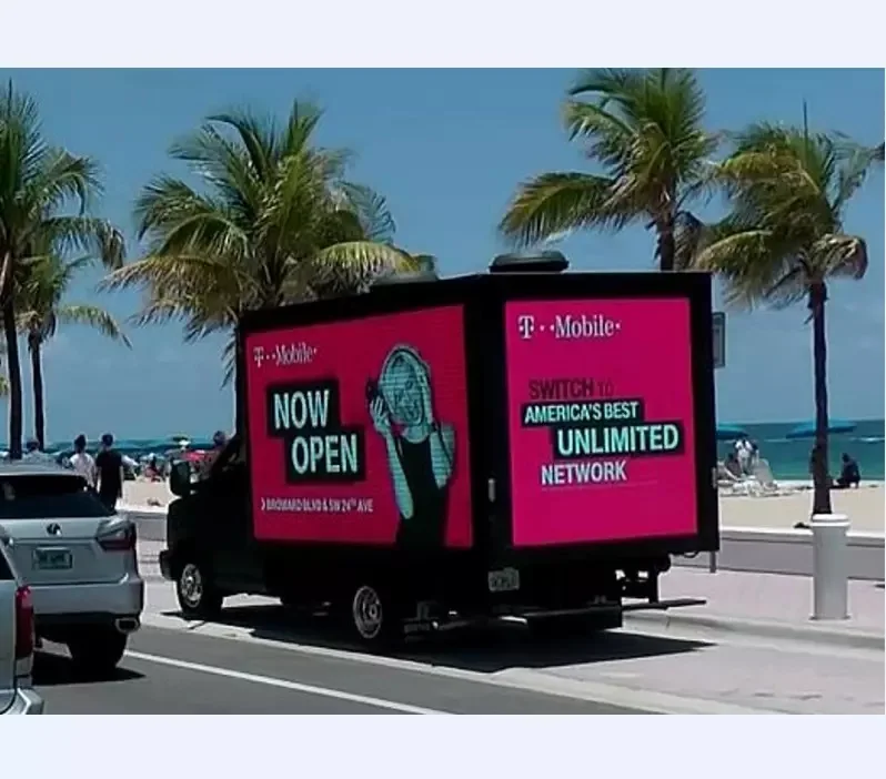 Wholesale High Quality P5 LED Car Display LED Truck Advertising Display Mobile Outdoor LED Advertising Screens For Cars