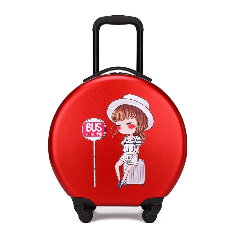 Hot Selling 18inch Trolley Bags PC Roller Luggage Bag Cartoon Trolley Luggage for Kids