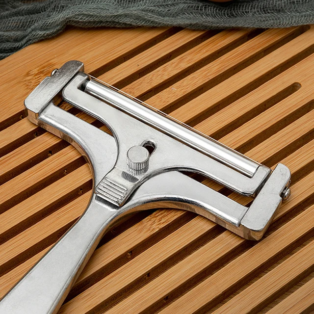 Household stainless steel adjustable wire butter cheese slicer cutting
