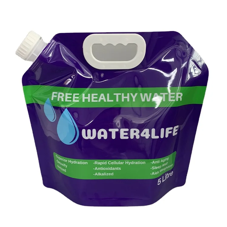 5l/liter bpa free bicycle plastic sports disposable portable foldable pet packaged drinking water bottle flat with oem logo