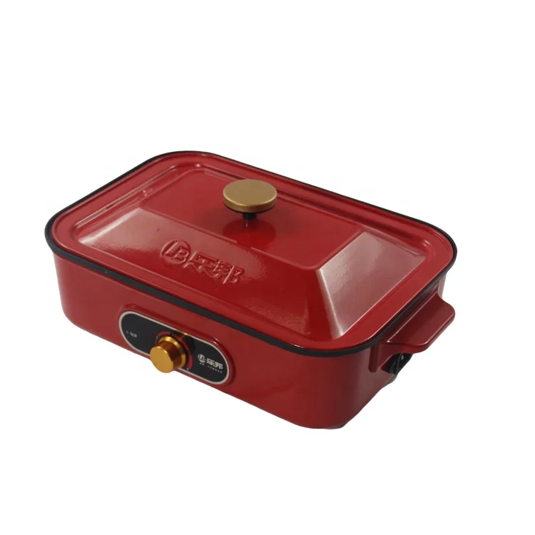 Grill Pan Indoor Hot Pot Electric Bbq Grill Electric Griddles Large Korean Liven Electric Grill Multi Cooker