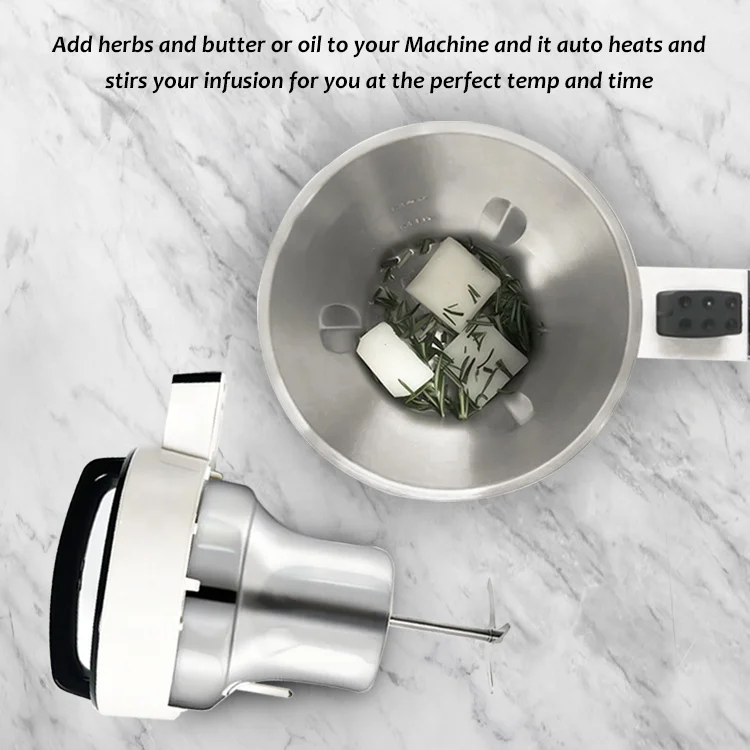 1.2L/1.3L household Herb Botanical Decarboxylator & Oil Infuser Machine stainless steel to Make Butter & Tincture for household