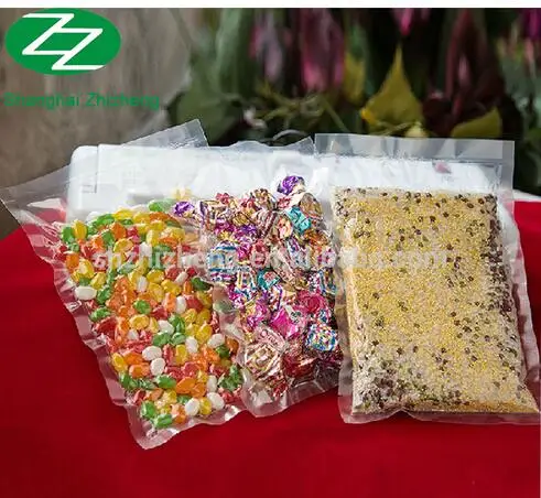 security clear plastic seal snack packaging pe pet nylon bag for candy