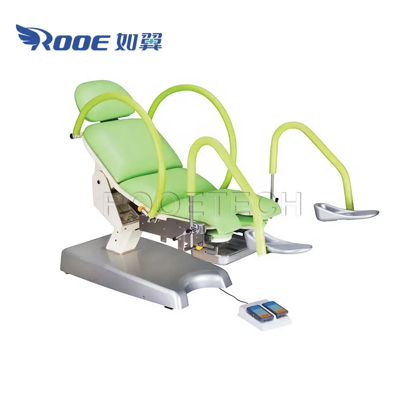 Gyno and Obstetrics Electric Gynecological Examination Chairs of Gynecology with Filth Basin and Arm Board Adjust