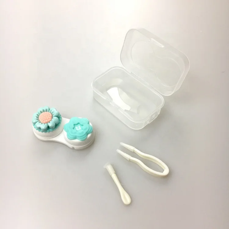 pink cute contact lens case  lovely contact lens box accept LOGO printing on case  A-S001