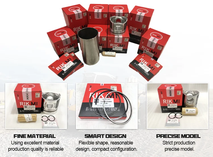 Tp Piston Ring Kit Excavator Bulldozer Forklift Engineering Vehicle Diesel Engine Accessories Rings Pistons Manufacturer