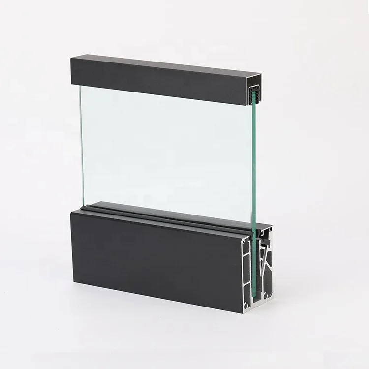 EKOO low price aluminum u channel glass railing glass and aluminum accessories