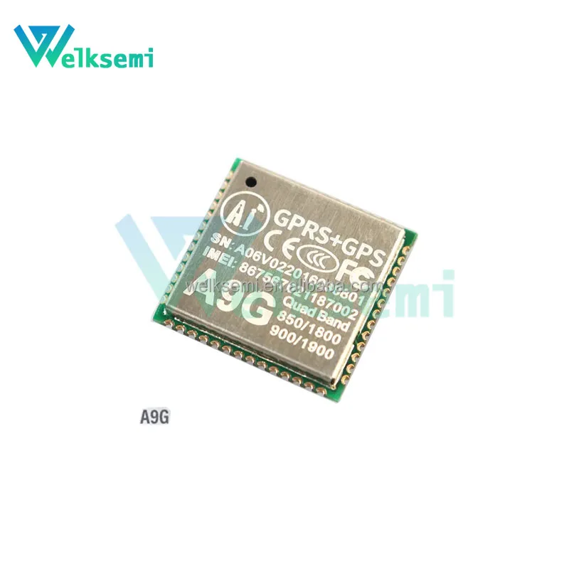 Welksemi Cheap Low Cost GPRS Module A9G Mini  ll Size GPS BDS Positioning Module for Arduino