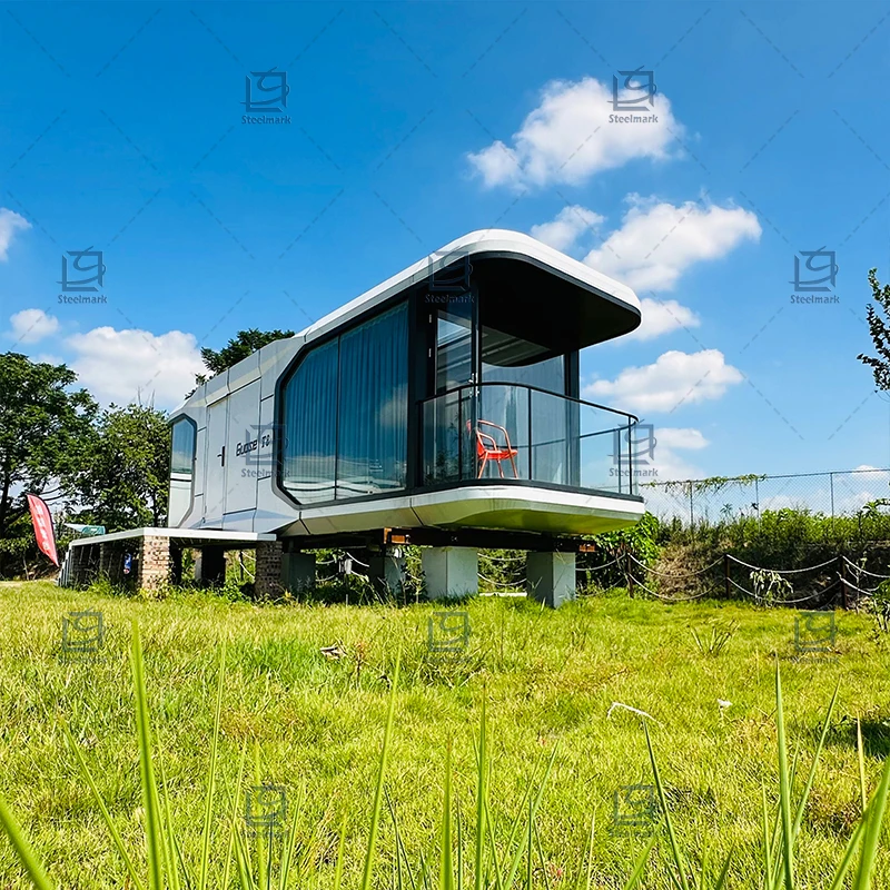 Space Capsule Hotel Cabin Container House  Mobile Hotel Prefabricated Future Capsule Room Tourism Capsule Hotel Cabin