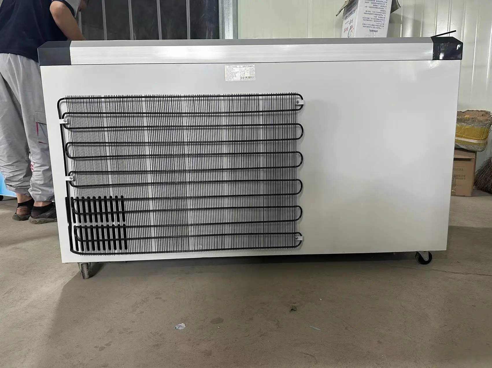 12V / 220V AC&DC  energy 13 cube feet SD/SC-368Y Curved glass door ice cream freezer
