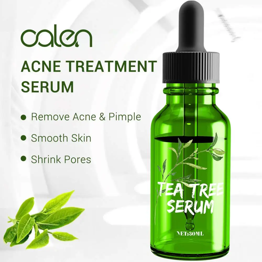 
OEM Customized Acne Treatment Scar Removal Face Care Organic Tea Tree Serum 