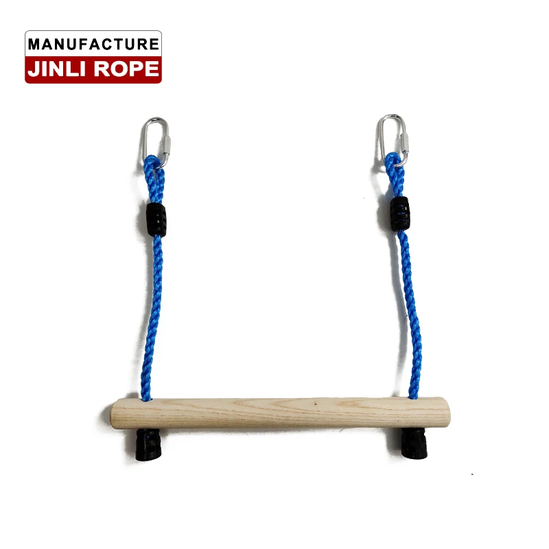 JinLi Outdoor Backyard Ninja Slackline Obstacle Course Line with Obstacles, Adjustable Buckles and Tree Protectors
