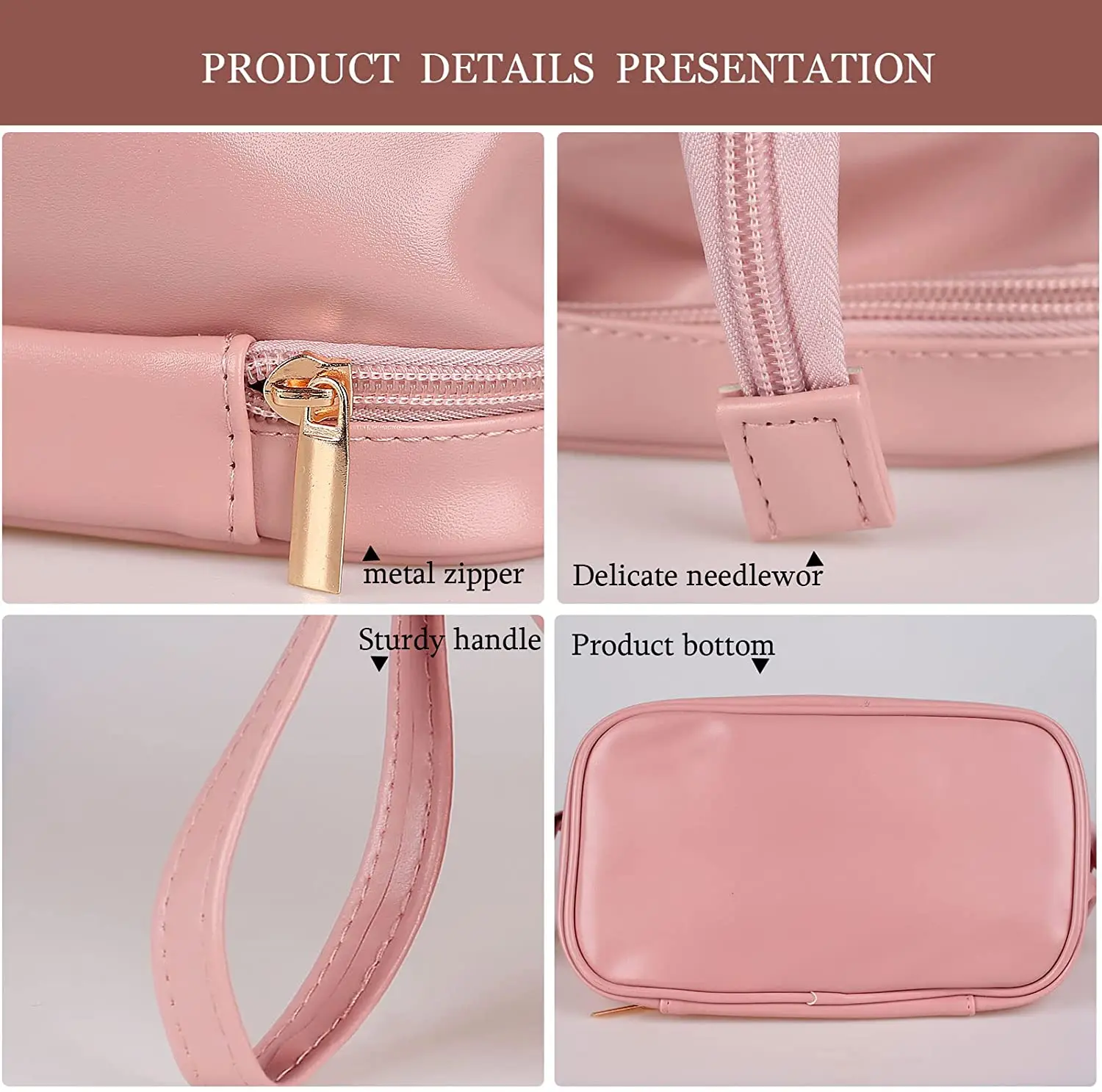 Wholesale Custom Girls Cosmetic Bags Cases Ladies Double Layer Makeup Bag Women Travel Make Up Toiletry Organizer Bags