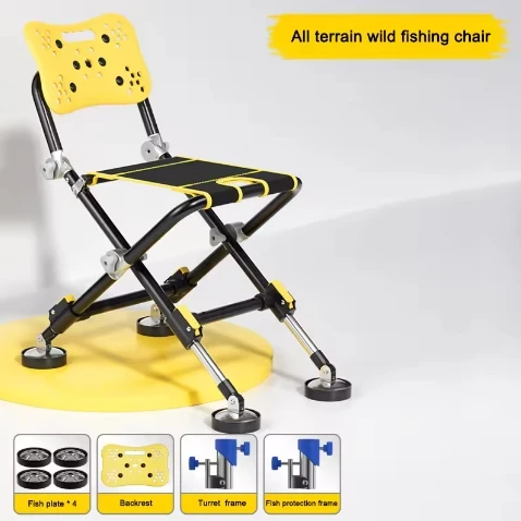 Carp Fishing Chair Fast Camping Chair European Style Portable All-terrain Raft Folding Top Folding Chairs