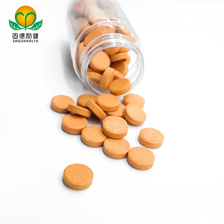 Immune System Booster Orange Flavor Pill 1500mg Chewable Vitamin C Tablet