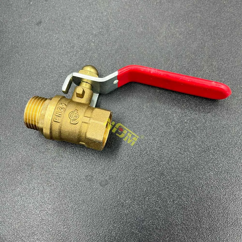 China Factory Supply Attractive Price Brass Male Thread Brass Ball Valve