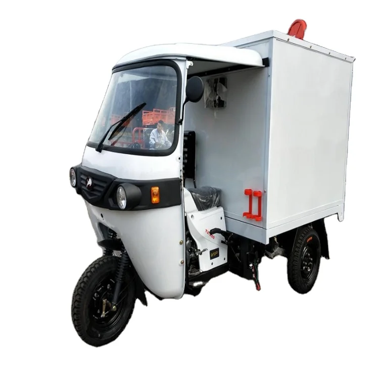 200cc factory price good quality tricycle 3 wheel closed body cargo motorcycle express tricycle