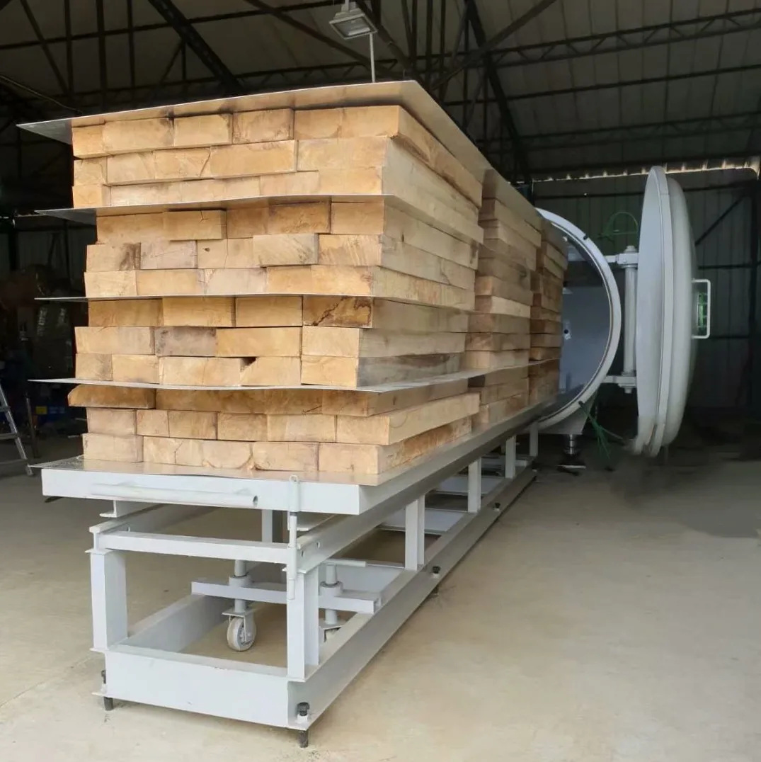 4.5m3 High Frequency Thermo Wood Drying Kiln Wood Impregnation and Dry Machine  HFVD45-SA