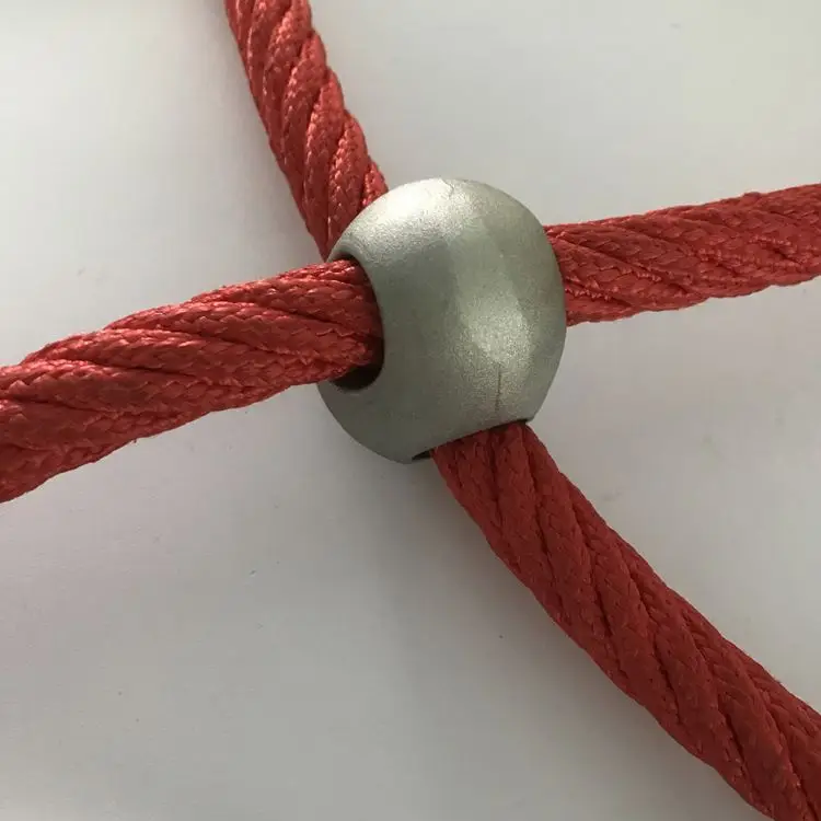16mm Aluminium cross connector for  combination rope climbing net playground