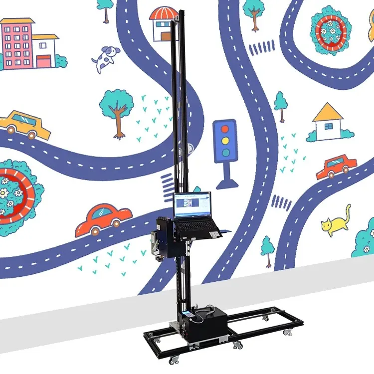 Hot sell Wall Painter Robot Automatic Wall Panel 3d Vertical Mural Printer Printing Machine For Walls