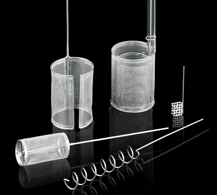 99.99% purity platinum mesh cylinder and coil electrode