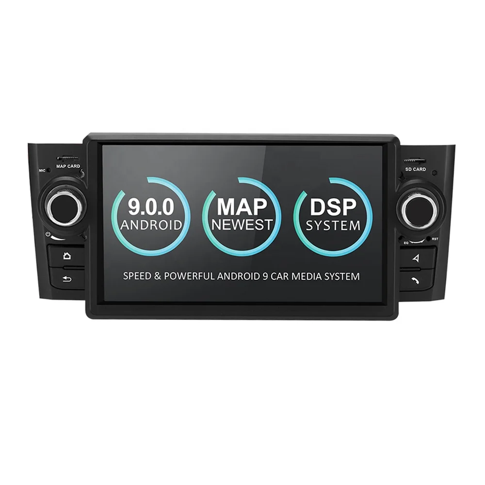 7 Inch 4 Core Car Multimedia Player For Fiat Grande/Punto/ linea 2007-2012 DVD Automotivo Android GPS Navigation DSP