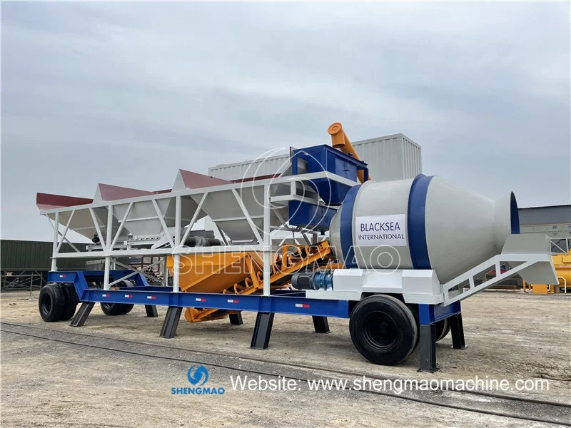 High Quality Central Mix Laboratory YHZM60 Portable Mobile Concrete Batching Plant