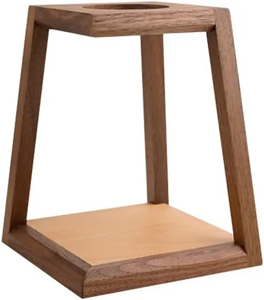 Pour Over Coffee Station Coffee Dripper Stand Wooden Drip Station Pour Over Coffee Maker Stand Filter Holder